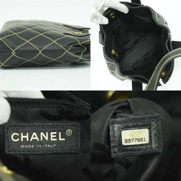 Chanel Quilted Leather Surpique Tote Black - Picture 3 of 7